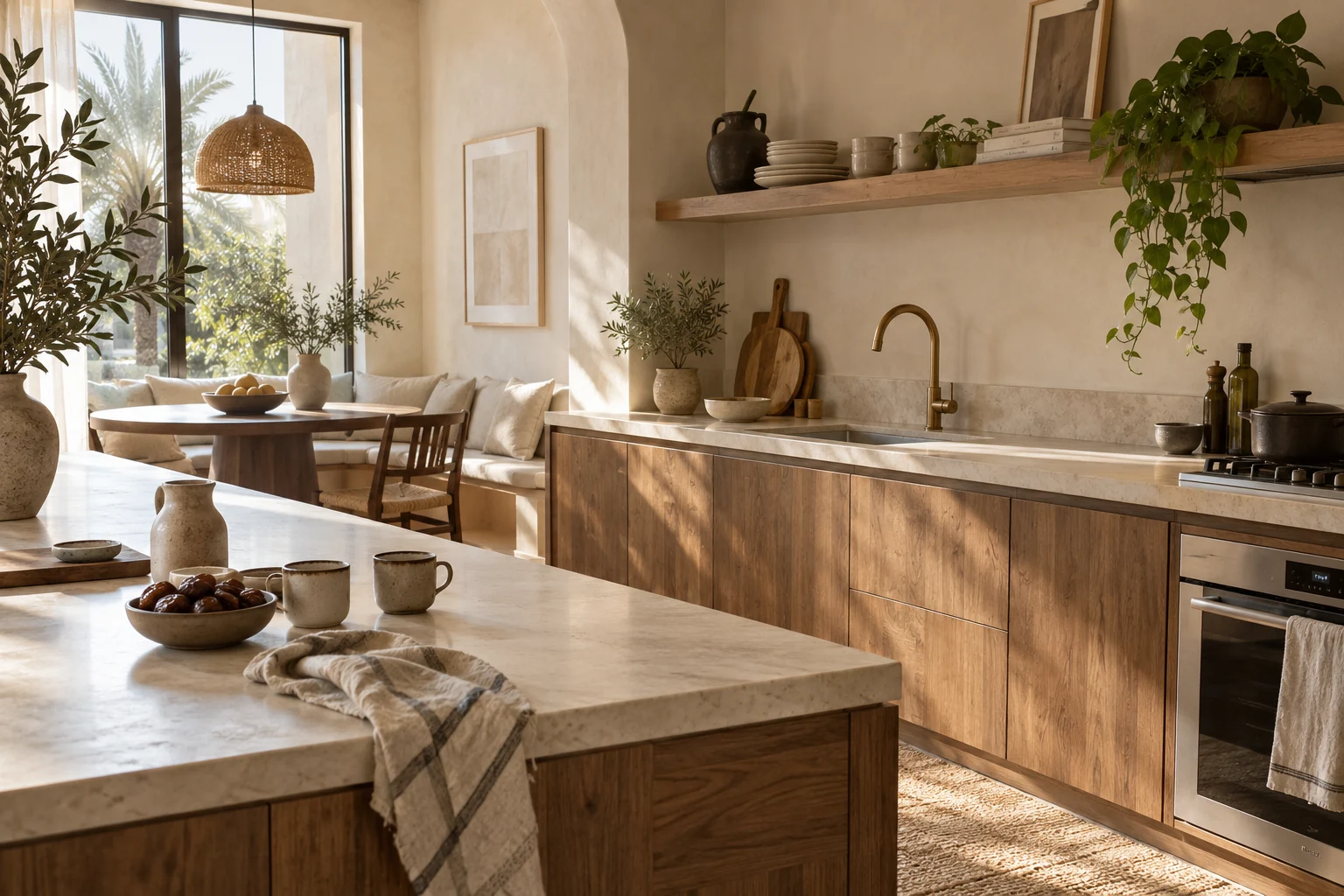 A kitchen for a slower start